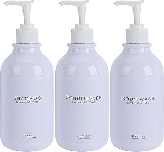 Shampoo and Conditioner Dispenser for Shower Wall,Shower Soap Dispenser 3 Chamber No Drill,Refillable for Shampoo Lotion Oil Shower Soap Hand Soap and Dish Soap