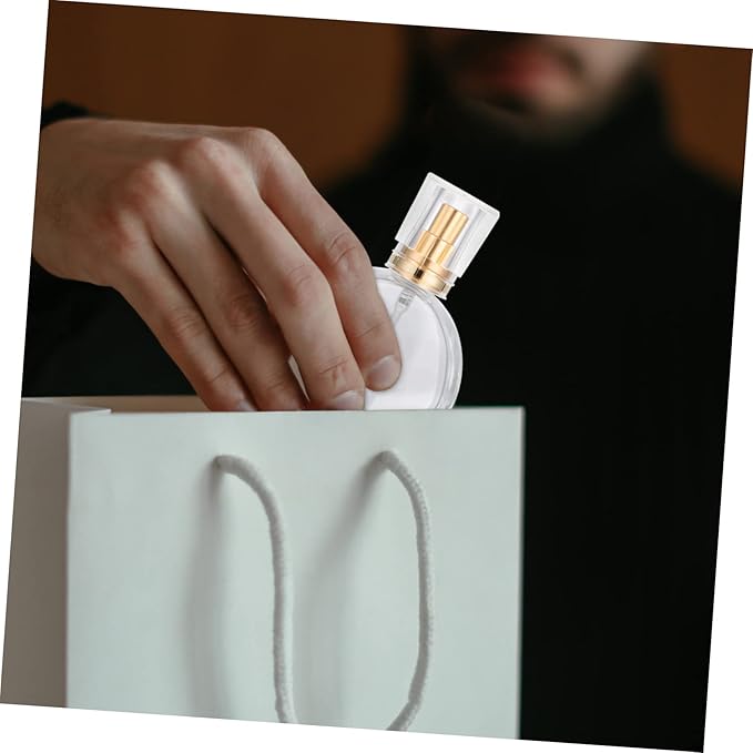 3pcs Refillable Glass Perfume Atomizer Portable Fine Spray Bottles for Travel Leakproof and Reusable Fragrance Containers Present for Friends and Family