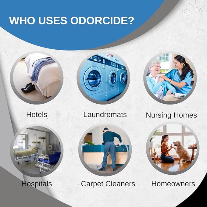 Odorcide Concentrated Fresh Linen Scent Laundry Odor Eliminator for Strong Odor, All Laundry Uses – Safe, Non-Enzymatic Odor Neutralizer – Laundry Odor Remover for Smoke, Sweat & Pet Odors (16oz)