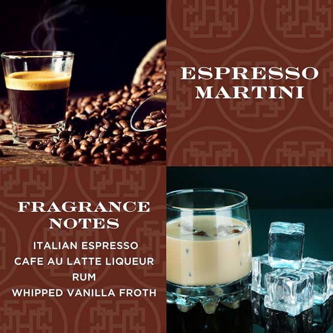 HomeWorx by SLATKIN + CO. Candle- Espresso Martini, 18 oz. Premium Scented Candle - 30-55 Hours Burn Time