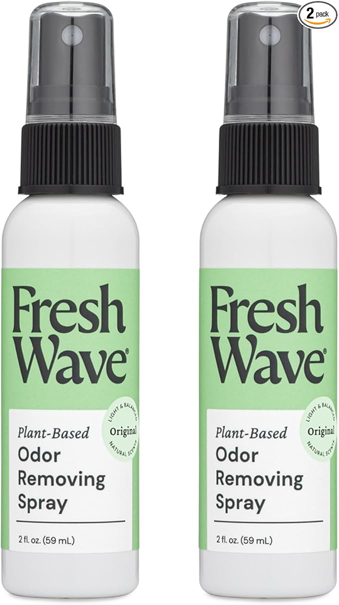 Fresh Wave Original Scent Odor Eliminator Spray & Air Freshener, 2 fl. oz. Travel Size (Pack of 2)