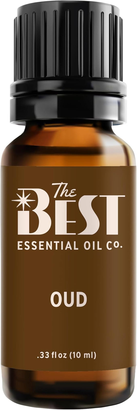 The Best Oud Essential Oil- Premium Grade- Diluted in Fractionated Coconut Oil for Aromatherapy, Spa, Massage- 10 ml (.33 fl oz)
