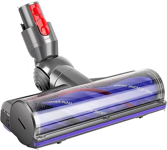 Upgrade Anti-Tangle Quick-Release Motorhead for Dyson V7 V8 V10 V11 V15 SV10 SV11 SV12 SV14 Vacuum Cleaner Replacement Direct Drive Cleaner Brush Head Replacement Parts for Hard Wood and Carpets