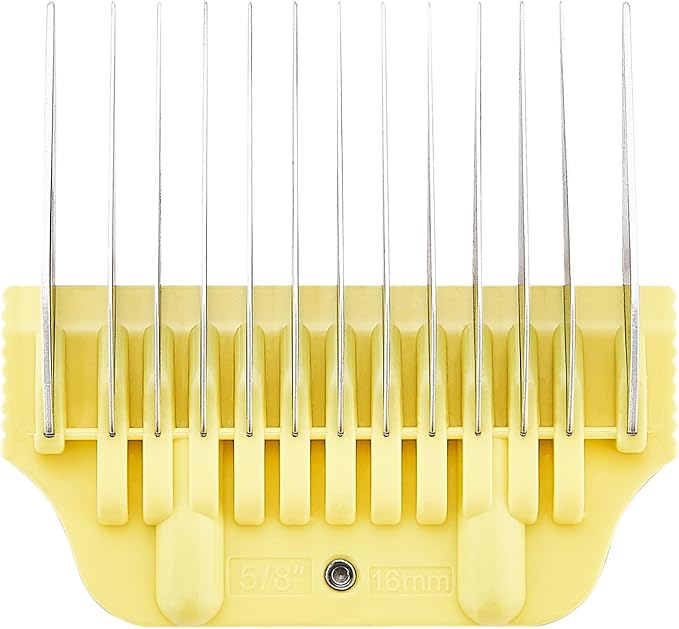 16MM 5/8Inch Pet Grooming Clipper Attachment Guard Comb, for Wide A5 Blades, Compatible with Andis, Conair, Wahl, Laube, Thrive, Bucchelli, or other A5 Series, Only Fit for 10W/15W/30W Wide Blade