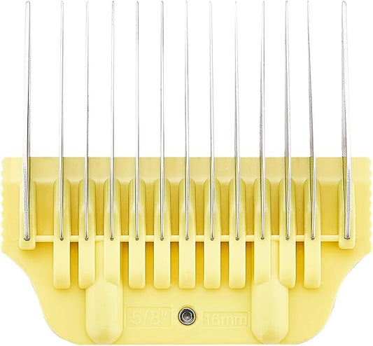 16MM 5/8Inch Pet Grooming Clipper Attachment Guard Comb, for Wide A5 Blades, Compatible with Andis, Conair, Wahl, Laube, Thrive, Bucchelli, or other A5 Series, Only Fit for 10W/15W/30W Wide Blade