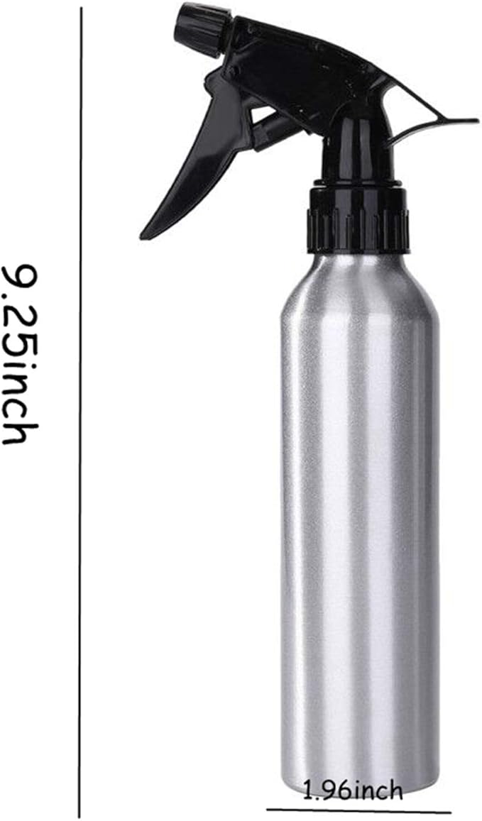 250ml Aluminum Empty Spray Bottles,2pcs Reliable Sprayer Empty Spray Bottles 250ml Aluminum Bottle for Hairdressing Tattooing Green Soap Flowers Water Sprayer Tool