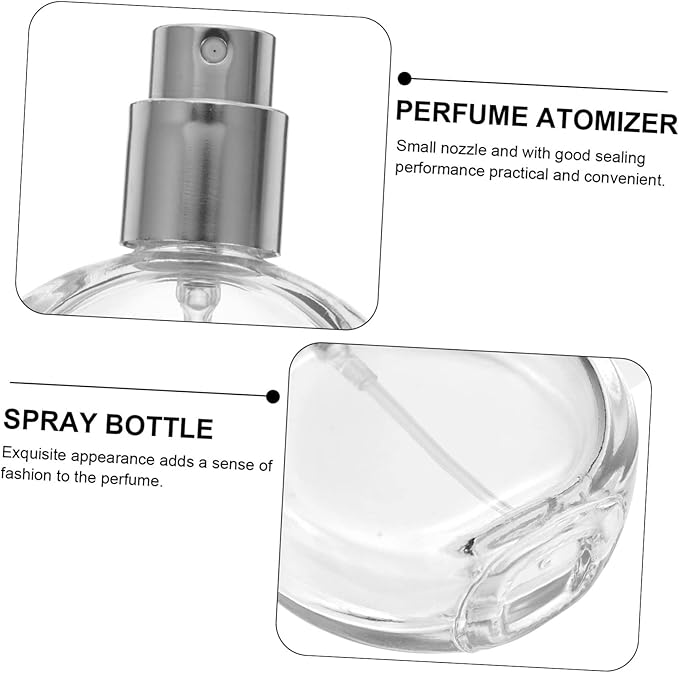 3pcs Perfume Refillable Spray Bottle of Glass Perfume Bottles Fine Mist Sprayer for Travel Leakproof Reusable