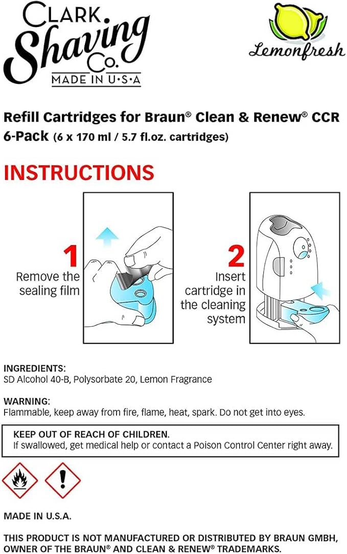 Refill Cartridges for Braun Clean & Renew CCR (10-Pack)
