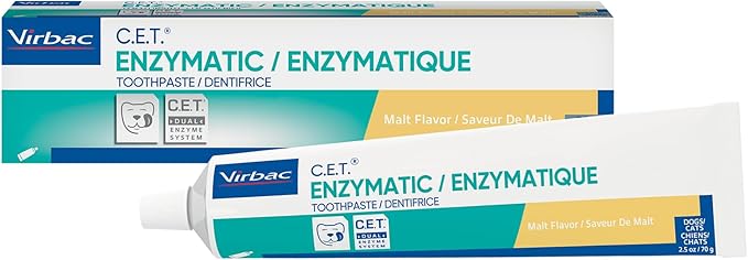 Virbac C.E.T. Enzymatic Toothpaste, Malt Flavor, 2.5 oz
