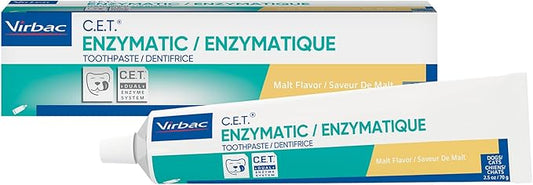 Virbac C.E.T. Enzymatic Toothpaste, Malt Flavor, 2.5 oz