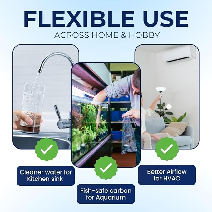 5 Lbs Bulk Water Filter/Air Filter Refill Coconut Shell Granular Activated Carbon Charcoal by IPW Industries Inc