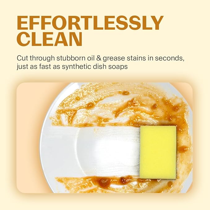 Fuwa3e Pineapple Enzyme Natural Dish Soap Tropical Pineapple Scent - 16.9oz 3 Pack - 99% Plant Based Dish Liquid - Hypoallergenic Dish Soap from Discarded Pineapple Peels