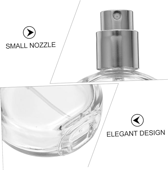 3pcs Perfume Refillable Spray Bottle of Glass Perfume Bottles Fine Mist Sprayer for Travel Leakproof Reusable