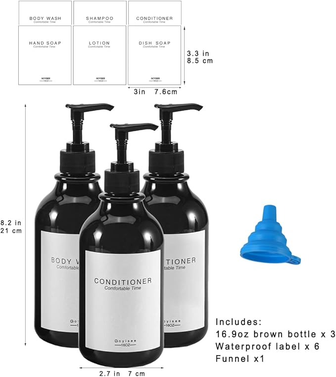 Shampoo and Conditioner Dispenser for Shower Wall,Shower Soap Dispenser 3 Chamber No Drill,Refillable for Shampoo Lotion Oil Shower Soap Hand Soap and Dish Soap…