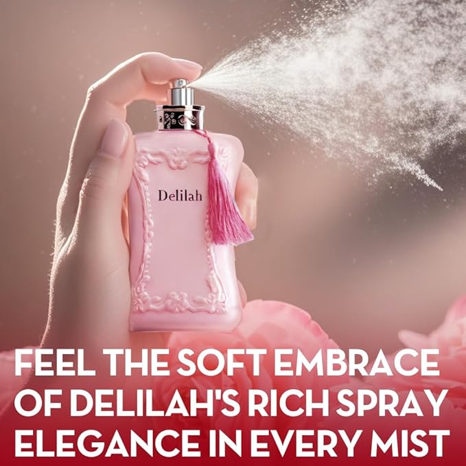 Women's Perfume Set - 2 Pack Eau de Parfum Spray 3.4 Oz Each | Floral Jasmine & Sweet Vanilla with Bergamot & Woody Notes | Long Lasting Original Scent Gift Set for Women (MilaWR&Delilah)