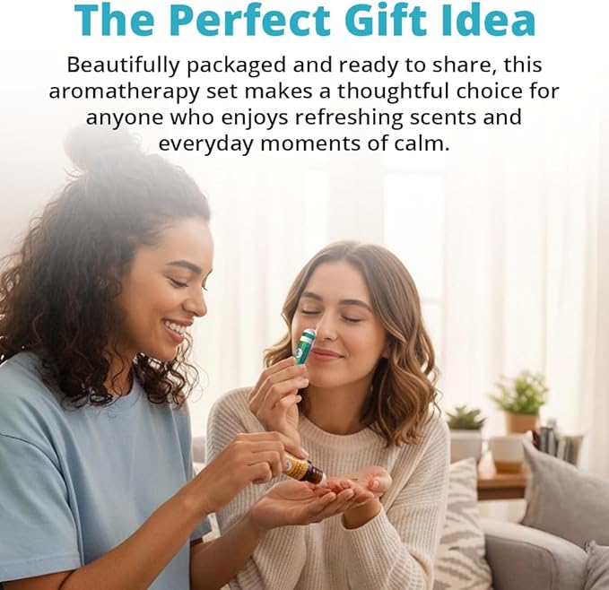 Wild Essentials Cold and Flu Relief 4-Piece Bundle – Inhaler, Roll-On, Spray & Essential Oil for Congestion, Respiratory Support & Comfort- USA Made