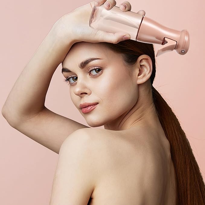 airbee Spray Bottle For Hair, Continuous Mister Sprayer, Ultra Fine Mist Empty Spraying Water Bottles for Hairstyling, Barbers, Salons, Essential Oil Scents, Cleaning, Plants (2 Pack, 6.8 OZ)