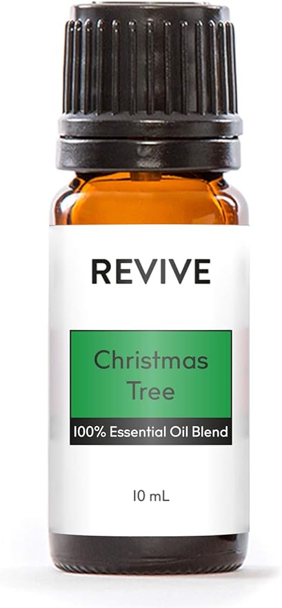 Christmas Tree Essential Oil Blend by REVIVEEO - 100% Pure Therapeutic Grade, for Diffuser, Humidifier, Massage, Aromatherapy, Skin & Hair Care