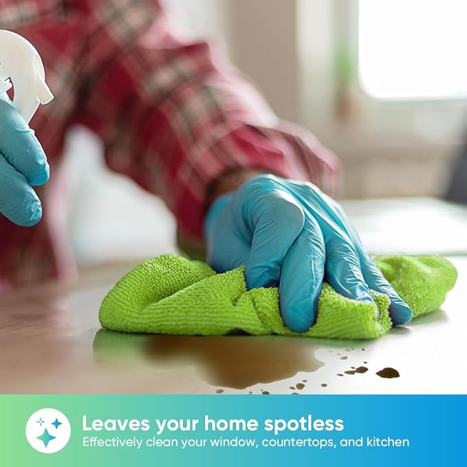 HOMEXCEL Microfiber Cleaning Cloths 100 Pack, Highly Absorbent Microfiber Towels, Lint & Scratch-Free Cleaning Rags for House, Kitchen and Car, Multi-Color Microfiber Towels for Car 11.5 x 11.5 inch