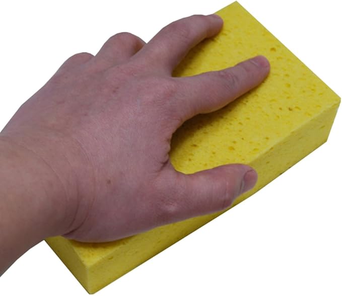 Large Natural Cellulose Cleaning Sponges (3-Pack) – Biodegradable, Absorbent, Multi-Use for Kitchen, Car & Home