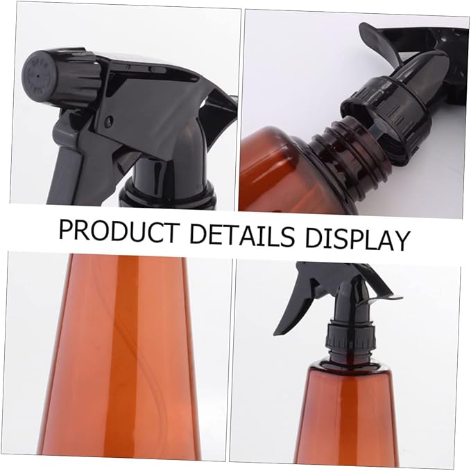 Veemoon 750ML Spray Bottles with Fine Mist Nozzle - Refillable Trigger Sprayer for Hair -