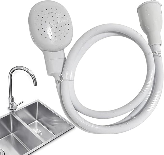 3.28FT/1M Sink Spray Hose,Faucet Sprayer Hose,Sink Hose Attachment for Portable Hand Held Shower Head Sprayer,Shampoo Sprayer Hose for Bathing Baby,Pets,Washing Hair,Rinsing Vegetables