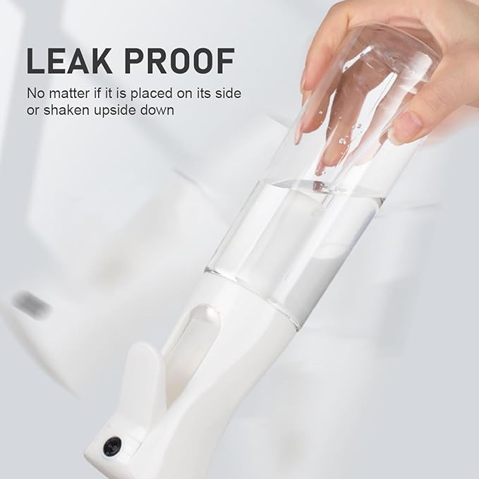 ELEMSY Spray Bottle For Hair (2 Pack 6.8 OZ) Continuous Mister Empty Spray Bottles, Ultra Fine Mist Water Sprayer for Hairstyling, Cleaning, Plants, Pets, Barbers, Salons, Essential Oil Scents