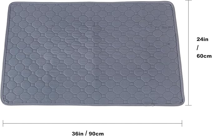 2-Pack 24" x36'' Washable Guinea Pig Cage Liner - Reusable & Anti-Slip Guinea Pig Bedding, Instant Absorbent Rabbit Pee Pads, Perfect Cage Liners for Small Animals, Hamster, Puppy