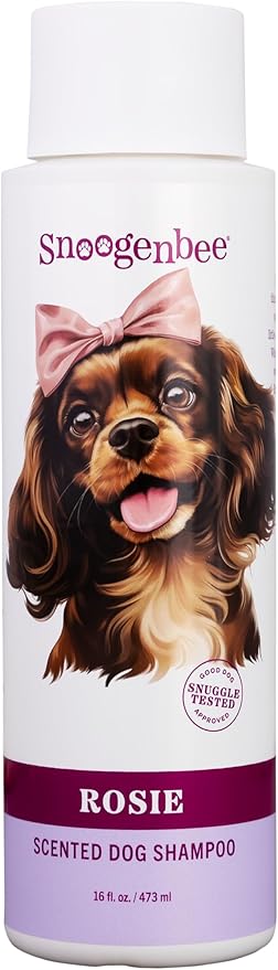 Rosie Scented Dog Shampoo - Best Pet Shampoo for Dogs - Floral Scented Moisturizing & Hydrating Doggy Shampoo - Makes Combing Easier, Promotes Fur Growth, Relieves Itchiness
