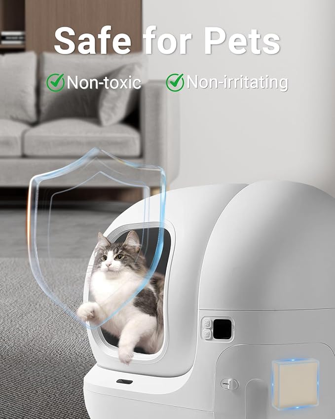 N50 Odor Eliminator Compatible with Petkit Puramax Self-Cleaning Cat Litter Box,Cat Litter Odor Eliminator for Home, Cat Litter Deodorizer,Pack of 6