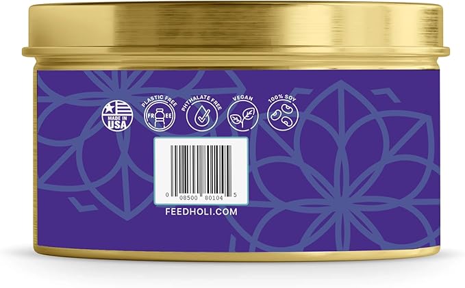 HOLI Pet Odor Eliminator Candle – Vanilla Suede Scent – All Natural Soy Wax, Paraben & Phthalate Free, Pet Safe, Long-Lasting 30-Hour Burn, Non-Toxic & Plastic-Free Air Freshener for Home