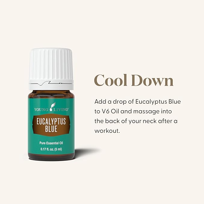 Young Living Eucalyptus Blue Essential Oil | 5 ml | Pure, Invigorating Botanical Extract | Crisp, Refreshing Aroma for Diffusers, Wellness, Comfort, and Soothing Aromatherapy Experience