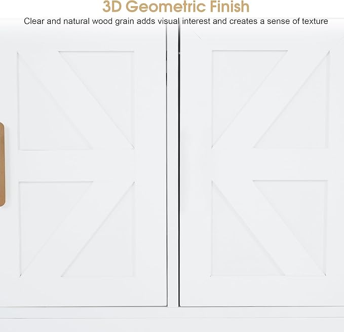 BarberPub Portable Shampoo Station, Shampoo Bowl with Cabinet & Drawer, Salon Geometric Finish Station with Sprayer Faucet, Barber Storage Equipment with Hair Wash Backwash Sink 3439 (White & Black)