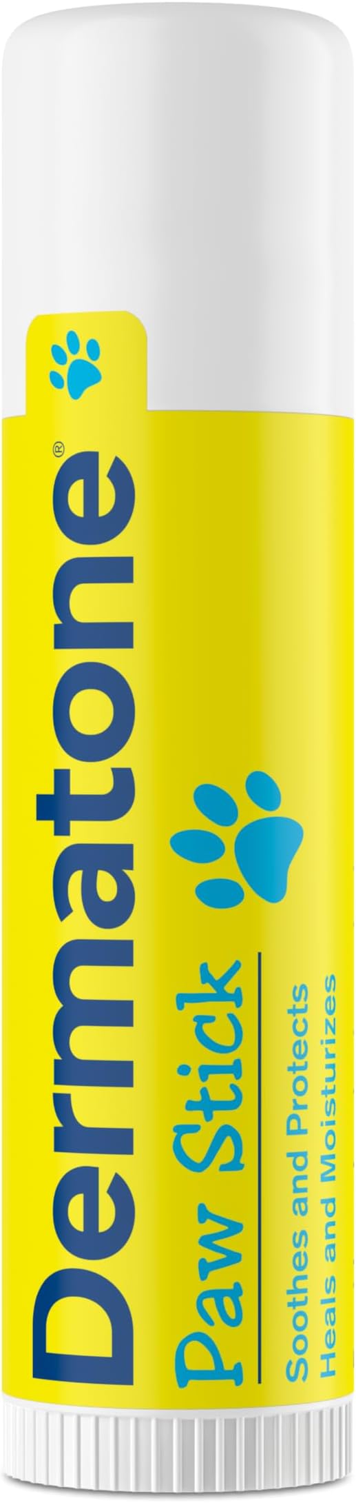 Dermatone Paw Stick for Dogs Stocking Stuffer | Natural Paw Balm for Cold, Heat, Salt, Sand & Snow | Moisturizing, Non-Toxic Paw Protector | Soothes, Repairs and Heals | 0.5oz Twist Stick