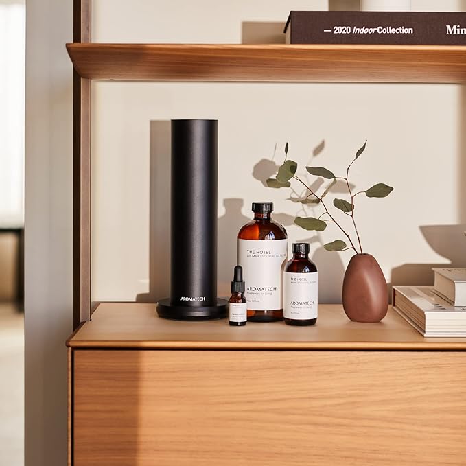 AromaTech The Hotel Aroma Essential Oil Blend: Luxury Hotel Inspired Aromatherapy with Lemon, Lavender, Peach & Pine for Ultrasonic Diffusers & Nebulizers - 4 fl oz, 120 mL