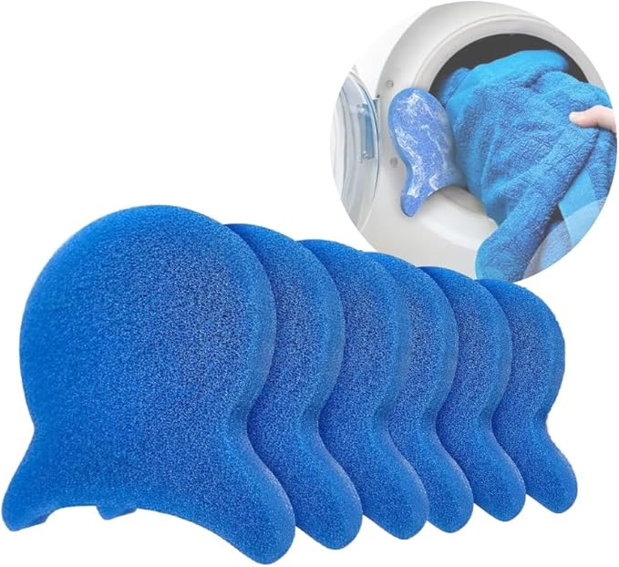 6 Pcs Pet Hair Remover for Laundry, Reusable Laundry Pet Hair Remover, Laundry Filter Balls for Dryer Sheets Pet Hair