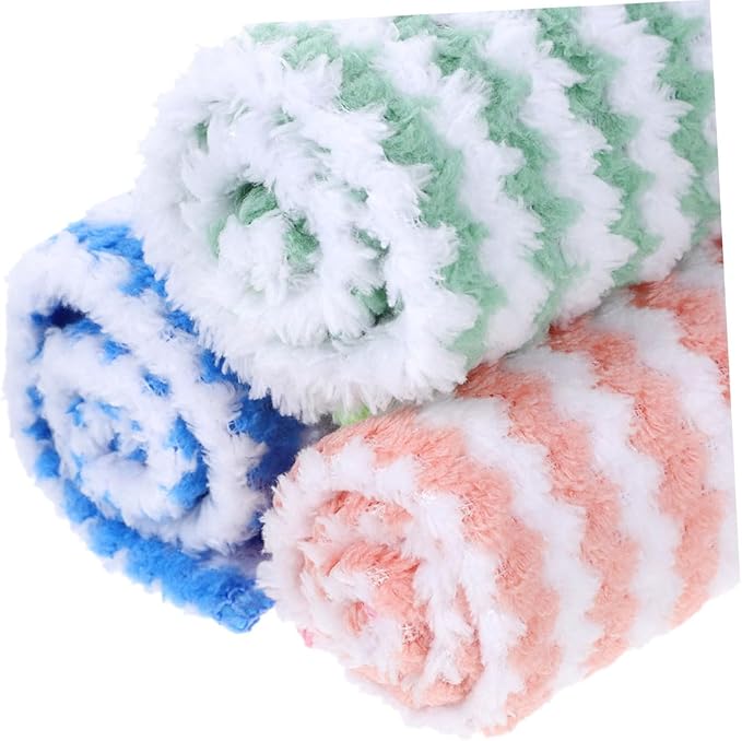 Kisangel 10pcs Washable Guinea Pig Blankets Small Pet Cage Liners Soft Supple Bedding Mats for Hamsters Rabbits Chinchillas Comfortable Skin-Friendly Pet Sleeping Pads