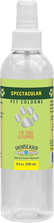 Showseason® Spectacular Dog Cologne 8.5 oz | Dog Perfume Long Lasting | Deodorizing Spray