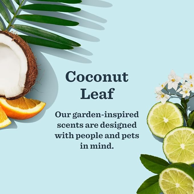 Mrs. MEYER'S Clean Day Pet Cleaning Kit, includes Pet Stain & Odor Fighter 28oz and Odor Neutralizer 28oz, Coconut Leaf