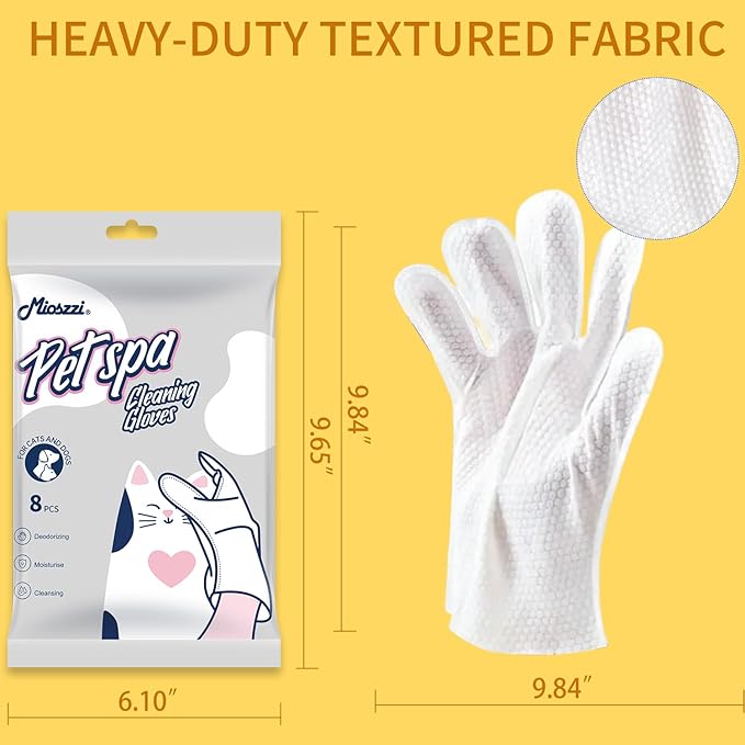 MIOSSZI 610 Pcs Pet Cleaning Deodorizing Wipes Kit for Dogs & Cats Daily Cleaning Paws, Face Tear Stain & Full Body & Sensitive Skin, Gentle & Unscented, Hypoallergenic Ingredients Pet Grooming Wipes