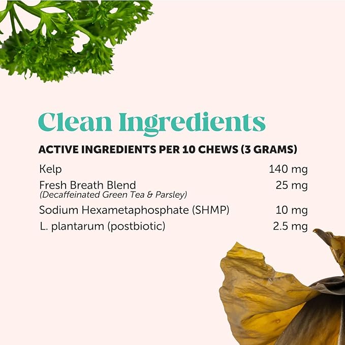 Pet Honesty Fresh Dental Bites for Cats - Crunchy & Creamy Cat Dental Treats for Fresh Breath, Plaque + Tartar Control, Cleans Teeth + Gums, Daily Cat Oral Care (30 Day Supply)