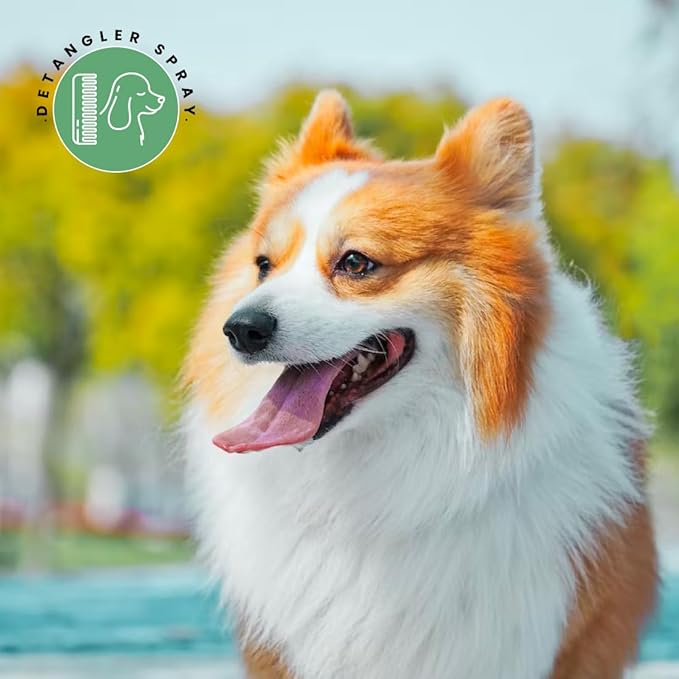 Best Shot UltraMAX Pro Finishing Spray, Ideal Detangler Spray for Pets, Hydrating and Soothing Pet Grooming Spray, for Dogs and Cats, 1.1 Gallon