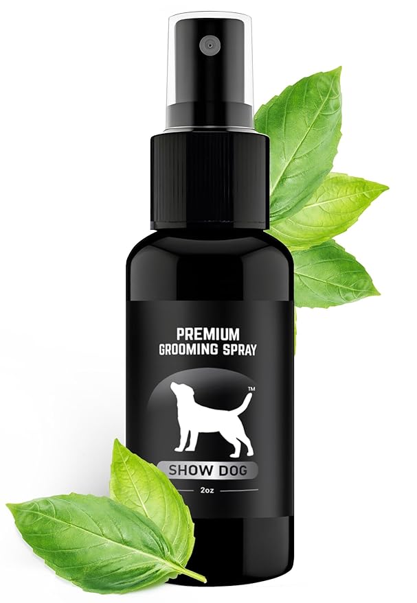 605Products Premium Dog Cologne & Odor Eliminator - Long Lasting Puppy Perfume, Deodorant & Grooming Spray with Essential Oils, 2oz Show Dog