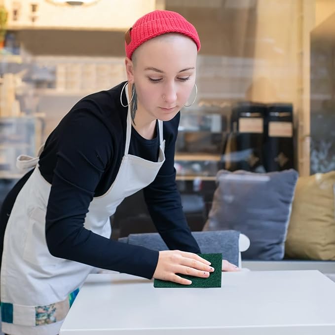 Heavy Duty Scrub Sponge, Scratch Free Home Kitchen Dual-Sided Dishwashing Sponge, Sponge scouring pad,for Kitchen, Sink, Dish, Bathtub, Wall 30PCS…