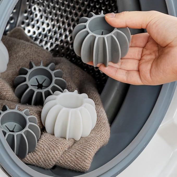20 Household Laundry Balls for Effective Hair Removal and Color Safety (Gray)