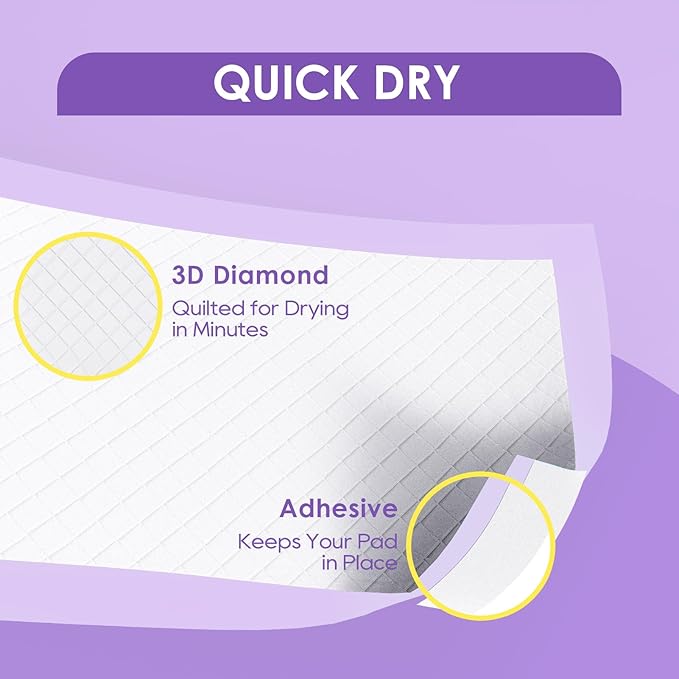 JollyMate 36"x36" Extra Large Dog Pee Pads 50 Counts, Leak-Proof Heavy Absorbent Pee Pads for Dogs, Quick Dry Disposable Puppy Pee Pads Slight Fresh Scented