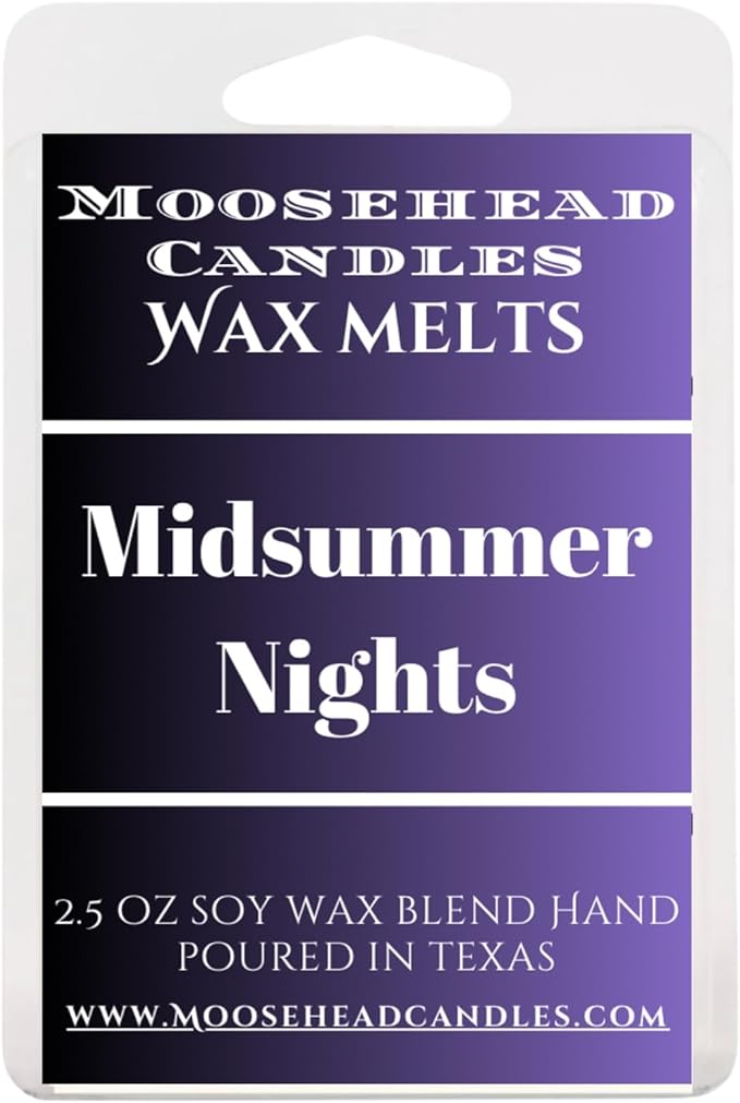 4 Pack Midsummer’s Night (Type) Wax Melts – Strong & Long-Lasting Fragrance – Hypoallergenic, Safe for Pets