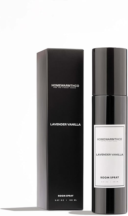 Lavender Vanilla Room Spray – 5.07 oz Scented Air Freshener for Home, Office & Linen – Long-Lasting Linen Spray for Bedding, Pillows & Fabrics – Luxurious Home Fragrance