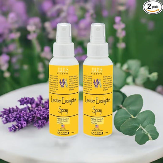2 Pack Lavender Eucalyptus Room & Linen Spray (4 Fl Oz)