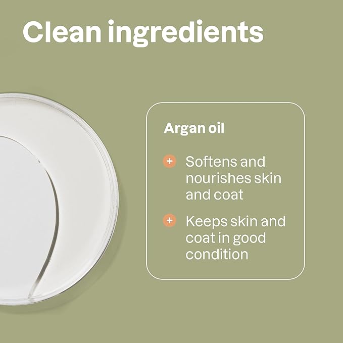 ATTITUDE Natural 2 in 1 Nourishing Shampoo & Conditioner for Cat & Dog, Vegan and Cruelty-Free, Lavender & Argan Oil, 16 Fl Oz (Pack of 4)